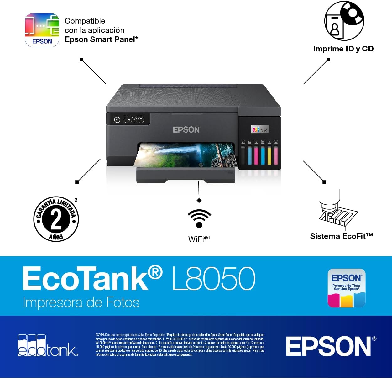 Epson Ecotank Impresora Fotográfica a Color L8050