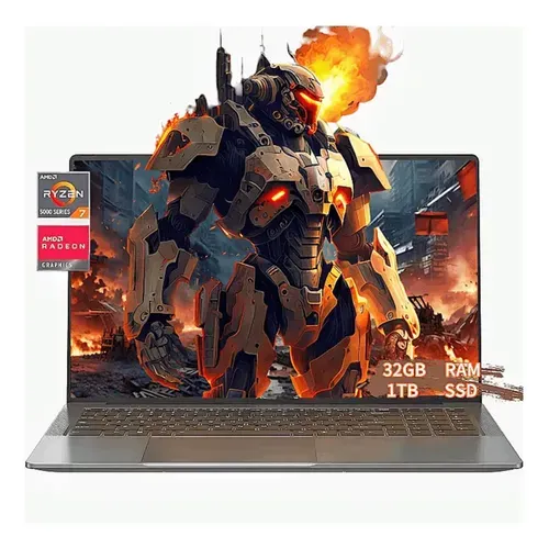 Toemaagic Laptop 15.6'' 5825u 32 Gb Ddr4 1 Tb Windows 11 Pro