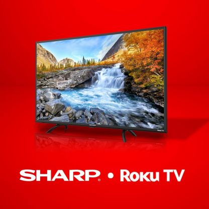 Sharp Roku TV FHD 2T-C40EF4UR, Pantalla 40", Color Negro