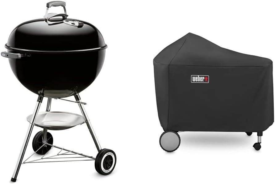 Weber, Asador Original Kettle Premium 22 Negro Adulto Unisex, Negro (Black), Pulgadas Premium