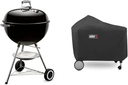 Weber, Asador Original Kettle Premium 22 Negro Adulto Unisex, Negro (Black), Pulgadas Premium