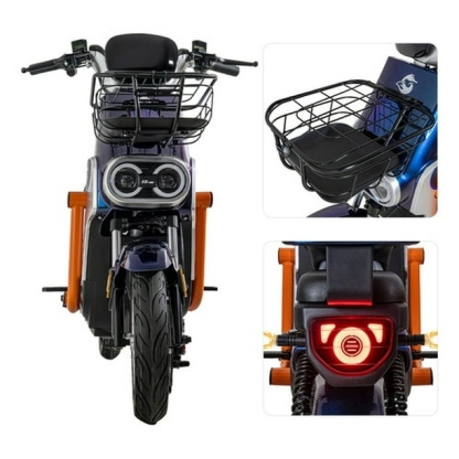 Bicleta Bicimoto Electrica 800w 60v 50km/h Luces Full Led