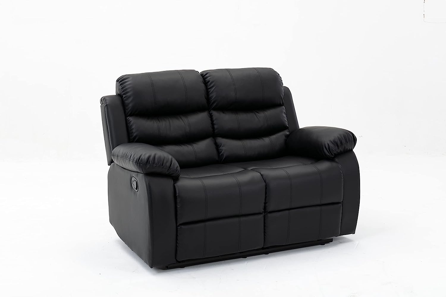 Sillón Midtown Concept Lounge Lounge de 2 secciones tapizado en piel sintética - Marrón - 95 CM X 104 CM X 150 CM 