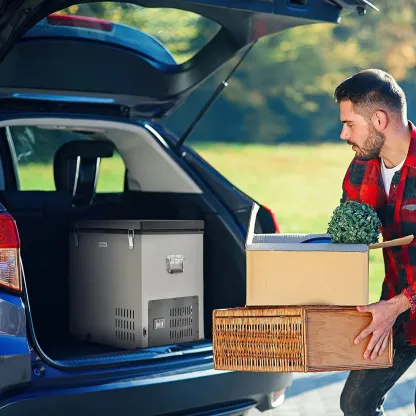 Refrigerador De Automóvil De 68 Cuartos, Congelador Portátil