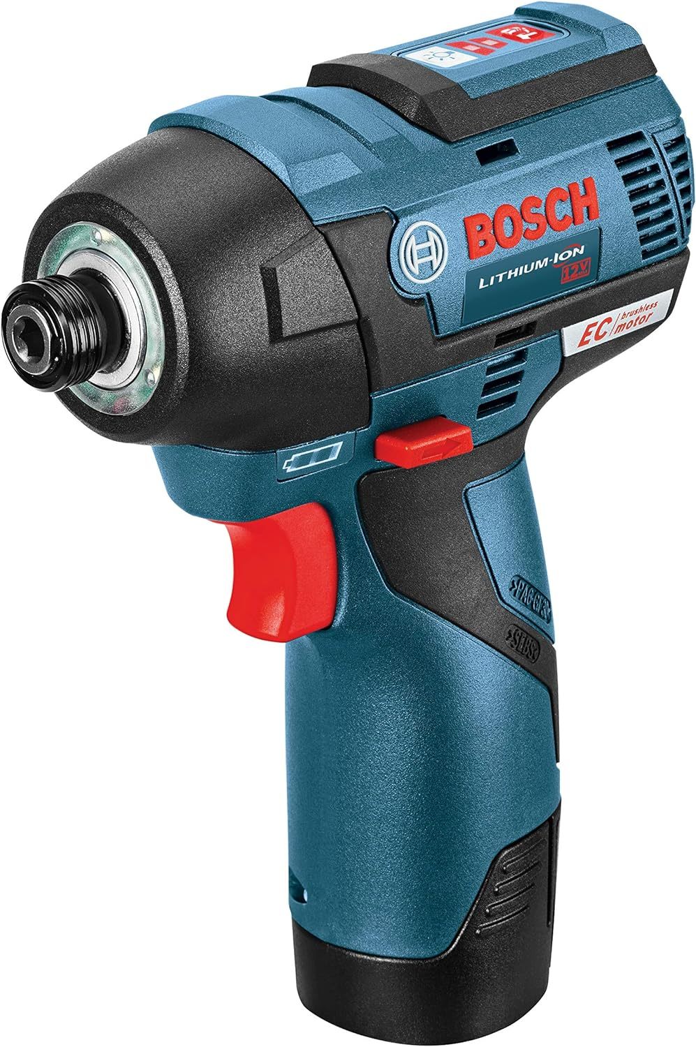 Bosch CLPK22-120 Kit combinado de 2 herramientas de 12 V máx. con Taladro/Atornillador de 3/8", Atornillador de impacto y (2) baterías de 2.0 Ah