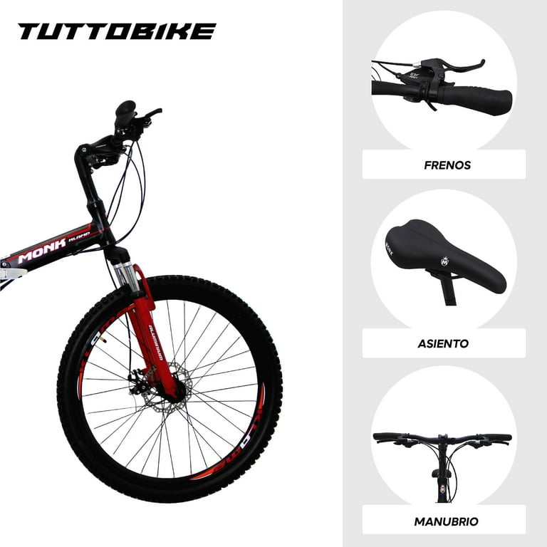 Bicicleta Montaña Rodada 26 21 Velocidades Plegable Klamp Monk MTB