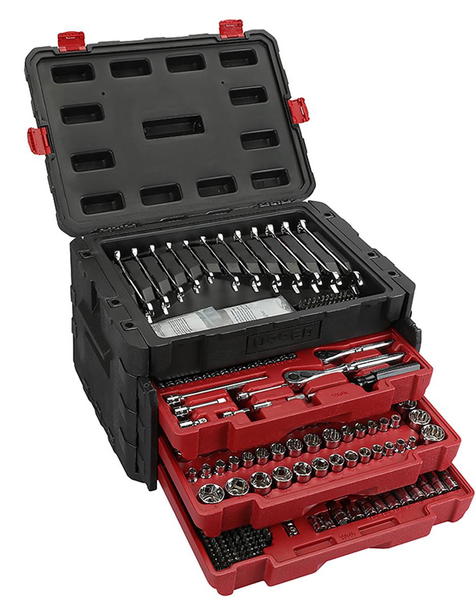 Juego de dados y accesorios combinados 450 piezas Urrea