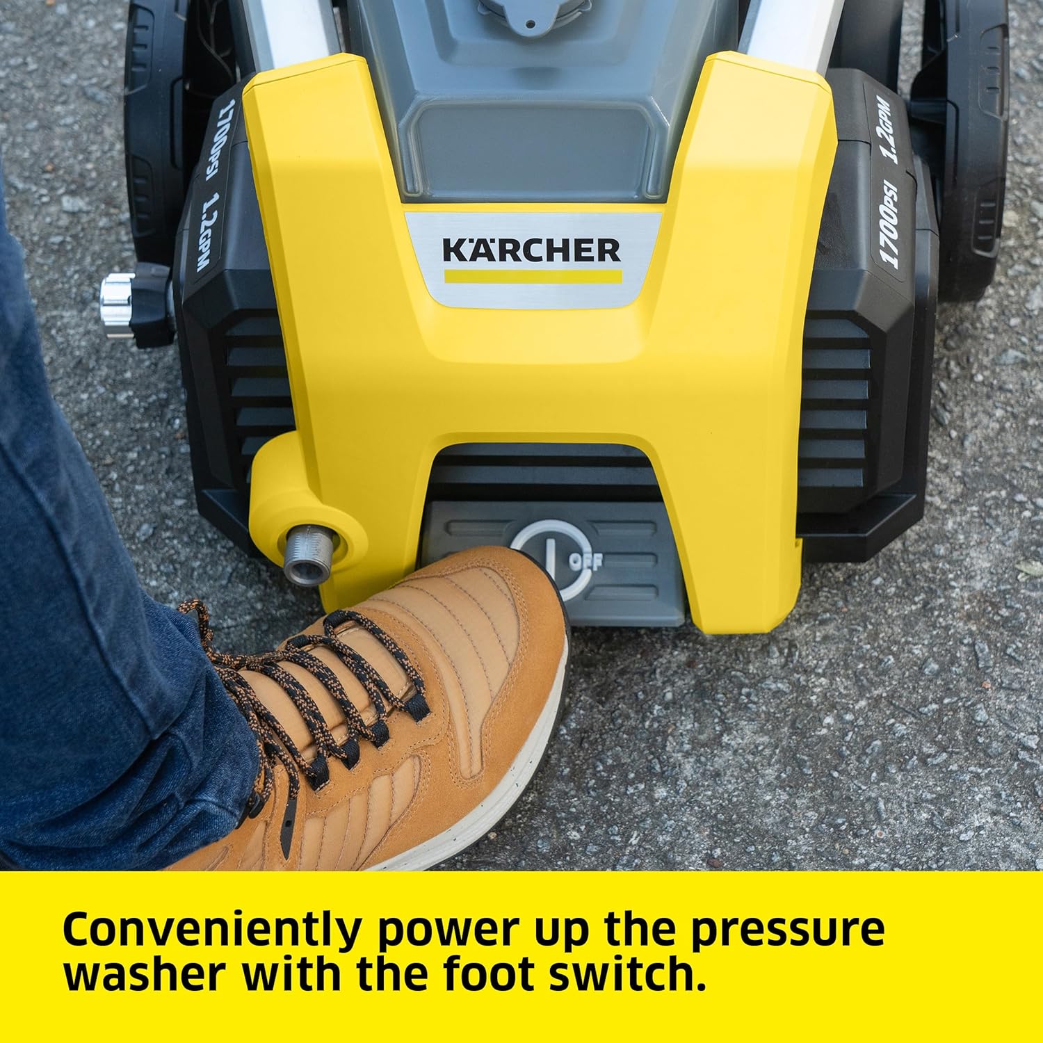 Karcher - Máquina limpiadora eléctrica a presión, K1700, Amarillo