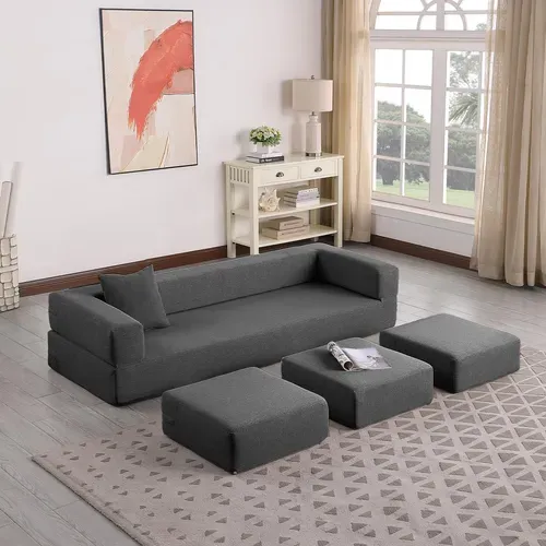 Sofá Cama Plegable De 80 Pulgadas Sofá Cama Convertible Con