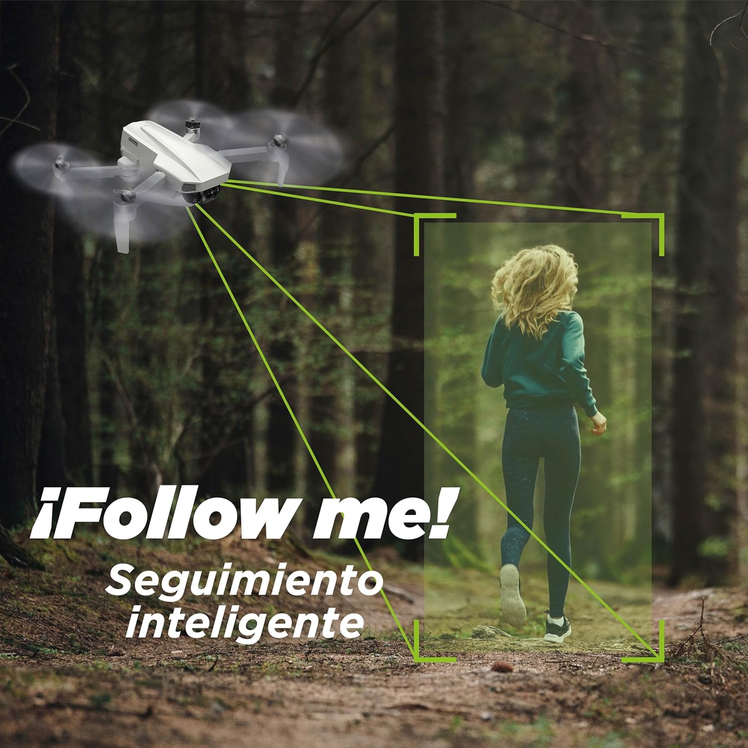 Binden - Drone Profesional B19 EIS, Cámara 2K, Sensor de Flujo Óptico, GPS, Barómetro, Quadcopter con Control Remoto, Funciones Inteligentes, 21 minutos de Vuelo - Gris Claro