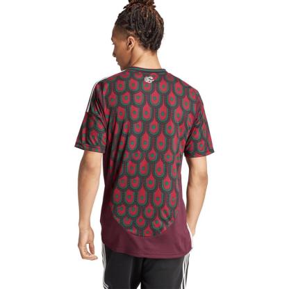 Jersey Playera Adidas de La Seleccion Nacional de Mexico Visitante Tinto Para Hombre（conjunto de 3 piezas）