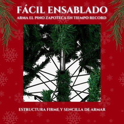 Jardimex Arbol de Navidad Oyamel Artificial 210 Cm Verde Frondoso Calidad Pino de Navidad Arbol Navideño Arboles de Navidad Artificial Pino Navideño Artificial