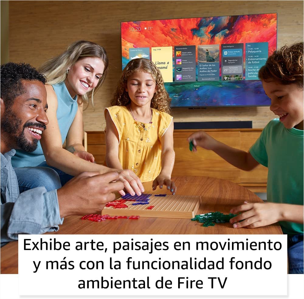 Televisión inteligente Amazon Fire TV Serie Omni QLED de 55" en 4K UHD con Dolby Vision IQ, atenuación local y control por voz con Alexa