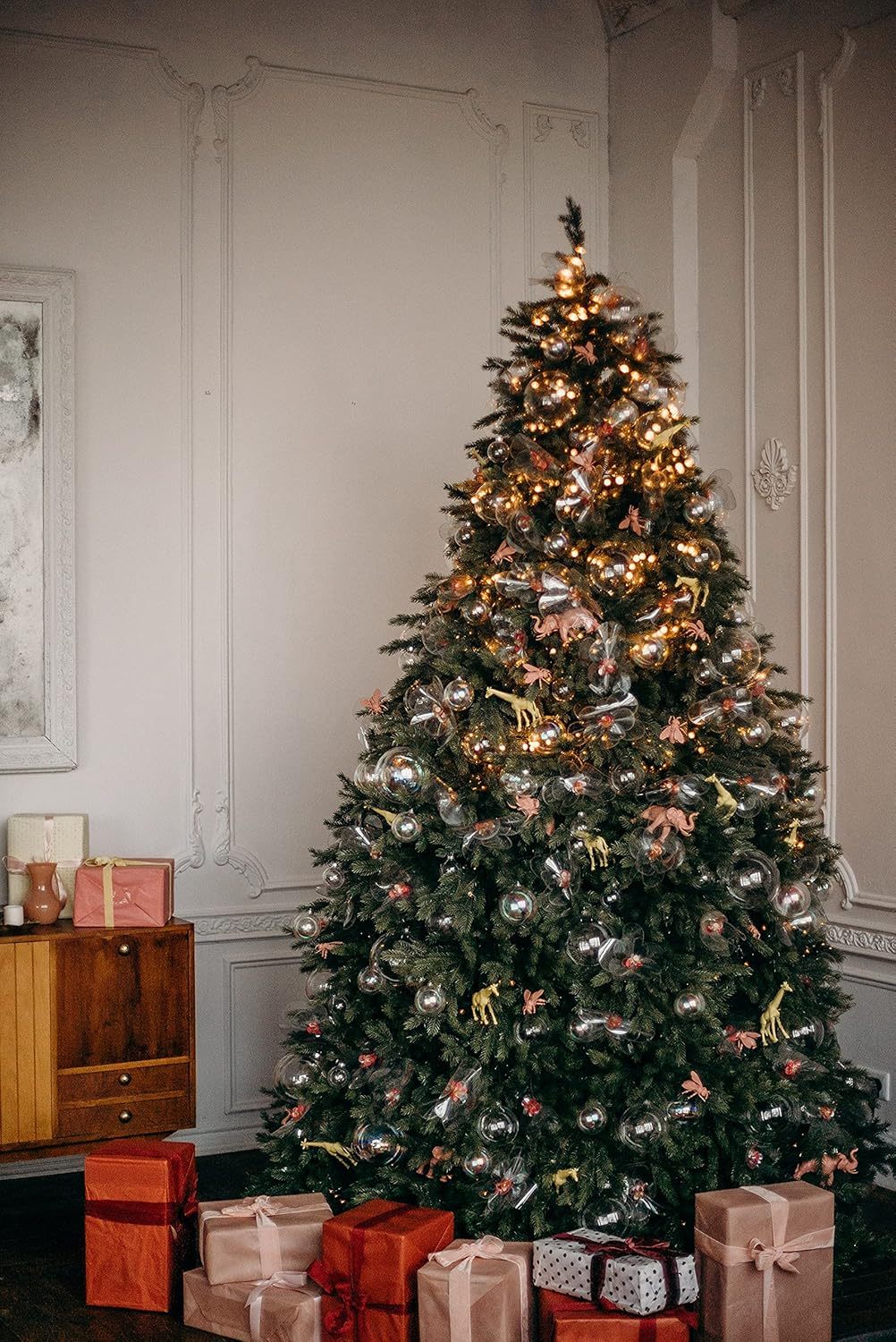 Jardimex Arbol de Navidad Oyamel Artificial 210 Cm Verde Frondoso Calidad Pino de Navidad Arbol Navideño Arboles de Navidad Artificial Pino Navideño Artificial