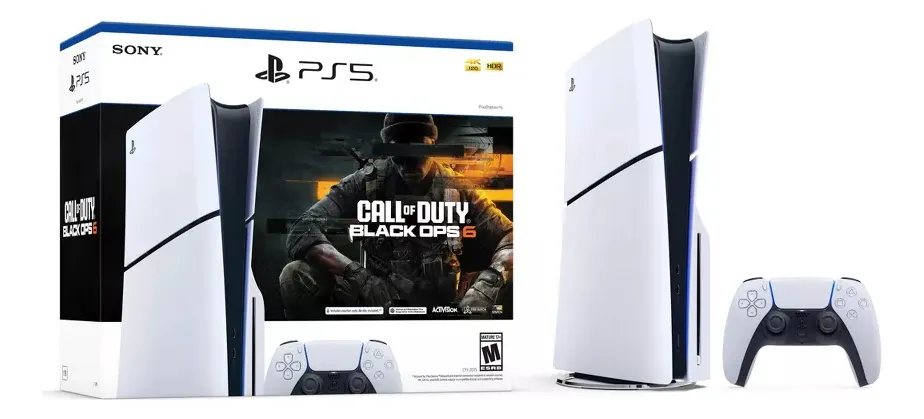 Consola Playstation 5 Slim 1tb Edición Disco Bundle Call Of Duty Black Ops 6