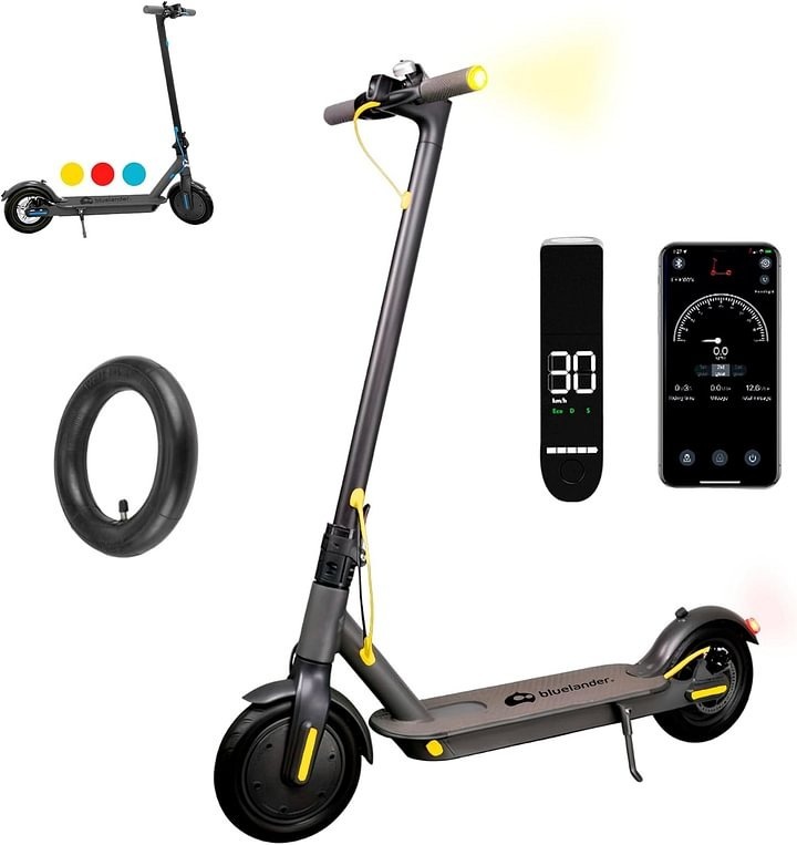 Bluelander Scooter E9 Pro Eléctrico Plegable para Adultos, Motor 720W,