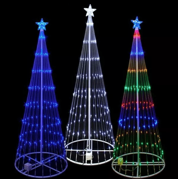 Multicolor LED Animated Outdoor Lightshow Tree