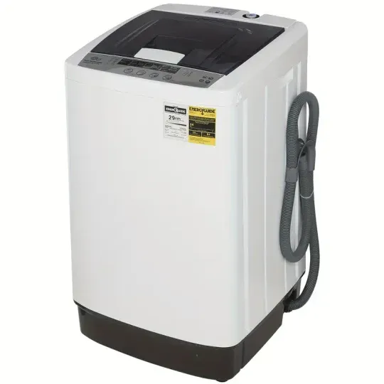Lavadora Portátil, Capacidad de 13.5 libras/17.8 libras, Lavadora y Secadora Portátil de 1.8/2.4 pies cúbicos con bomba de drenaje, 10 programas y 8 niveles de agua para hogares y apartamentos