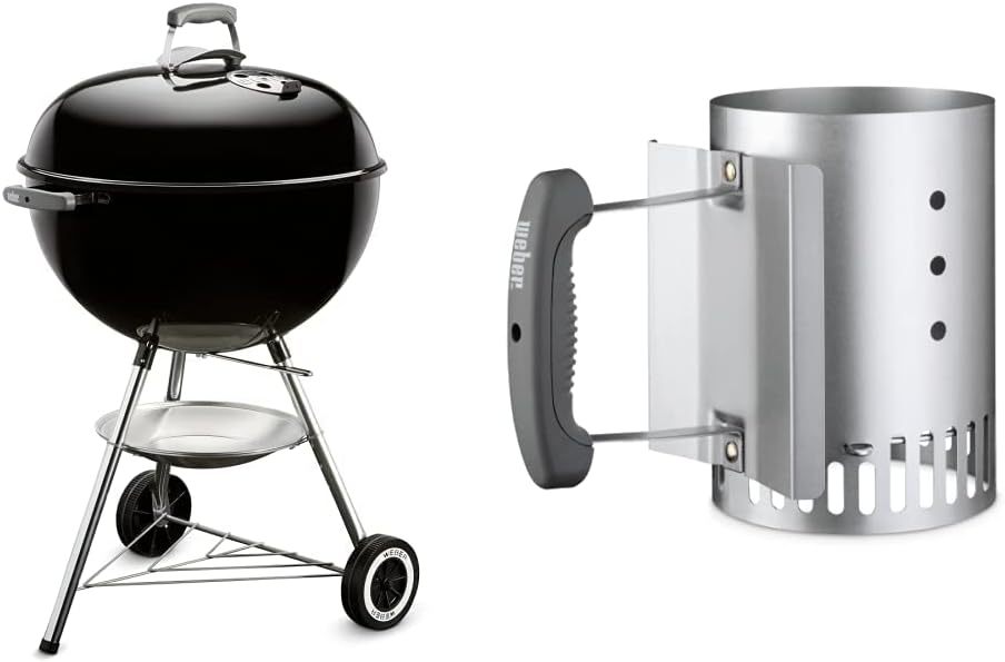 Weber, Asador Original Kettle Premium 22 Negro Adulto Unisex, Negro (B