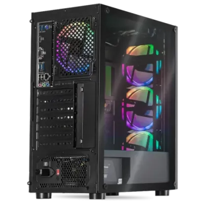 Xtreme PC Gamer con AMD Radeon Renoir Ryzen 5 5600G, 16GB, SSD de 240GB, disco duro de 3TB, monitor de 27 pulgadas con WIFI XTXZR516GBRENOIR