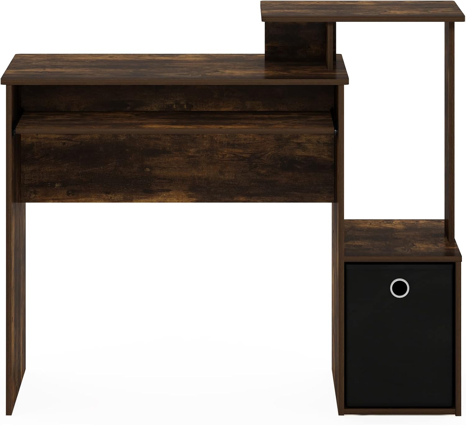 Furinno Econ - computadora Multiusos para computadora de Oficina en casa, Color Gris Roble francés