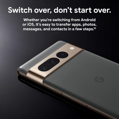 Teléfono Android Google Pixel 24-5G: teléfono desbloqueado con gran lente angular y pila de 7 horas, 128 GB, color obsidiana, (reacondicionado)