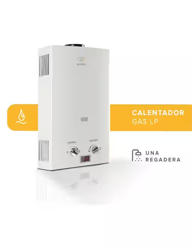 Calentador de paso C6L 6 L gas lp