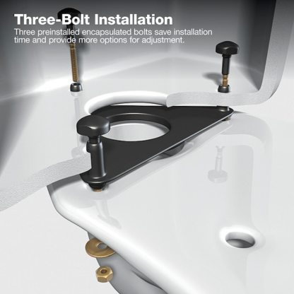Inodoro de 2 piezas con cierre suave y altura de silla alargada blanca KOHLER Elliston WaterSense empotrable de 12 pulgadas, 1,28 GPF