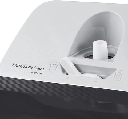 Lavadora Acros de 19kg Dos tinas Semiautomática MaxSpin Dry Blanca modelo ALD-1945JE