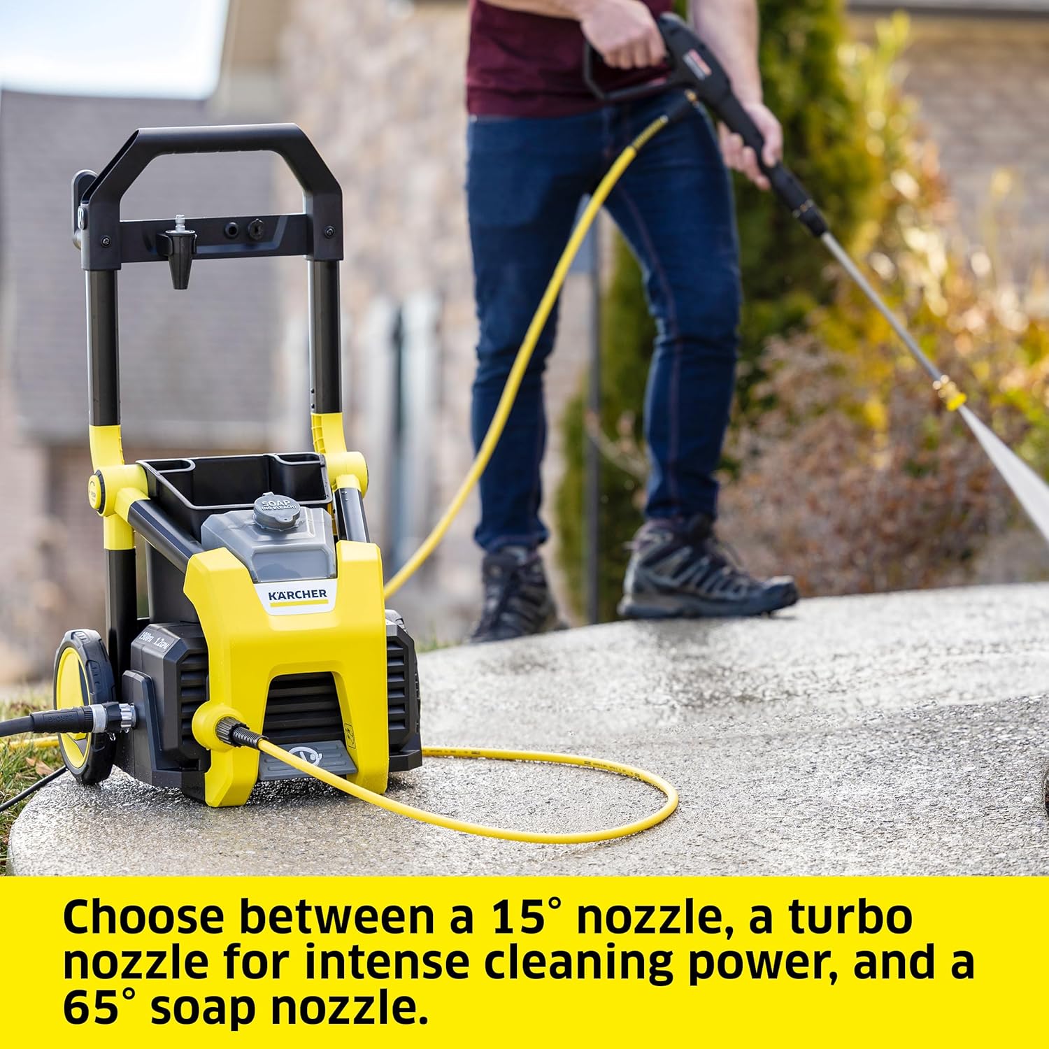 Karcher - Máquina limpiadora eléctrica a presión, K1700, Amarillo