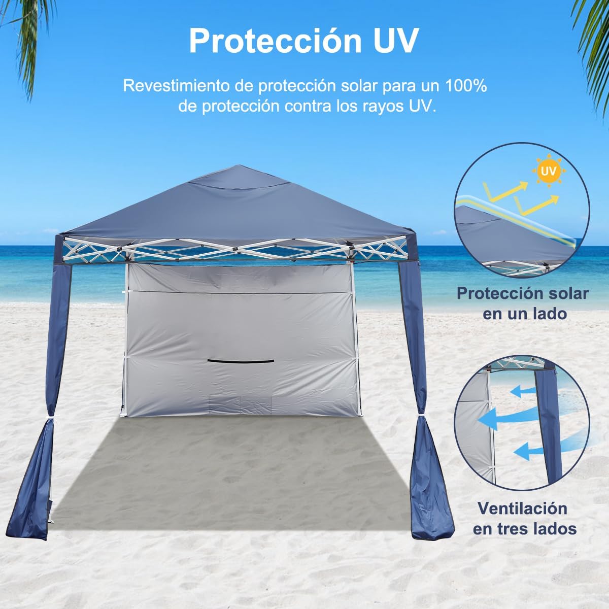 Toldos Plegables Tienda De Fiesta Carpa Impermeable (3m*6m)