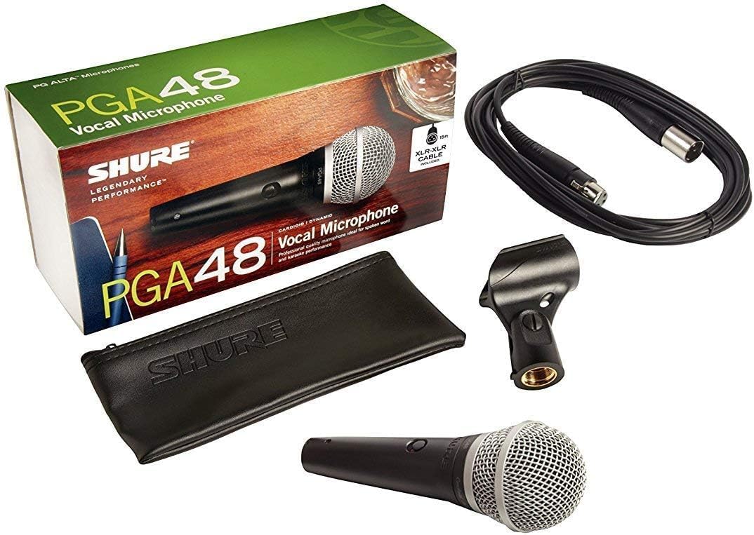 Bose S1 Pro - Sistema de bocinas Bluetooth con batería, micrófono Shure PGA48, Cable de Audio XLR de 4.6 Metros (6 artículos)