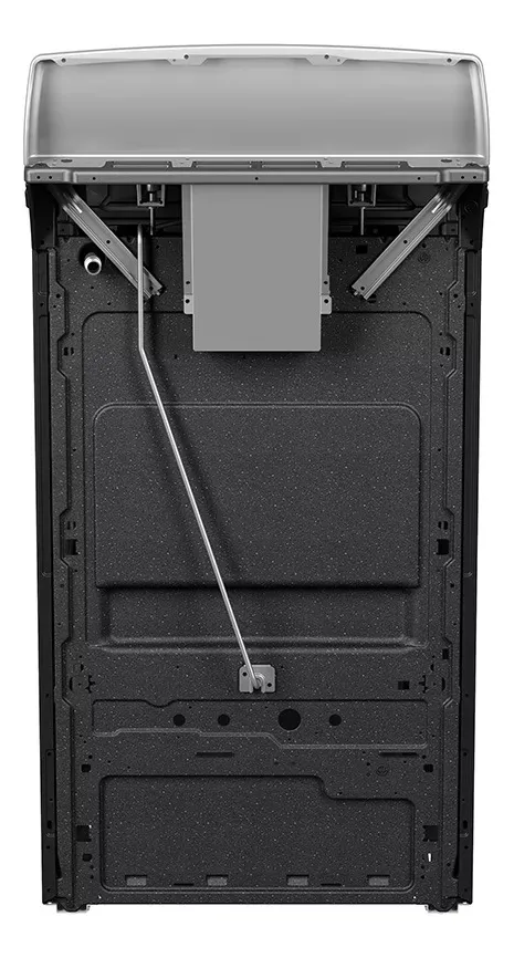 Estufa Mabe Em5032baps1 A Gas 4 Quemadores Plateada 120v Puerta Con Visor