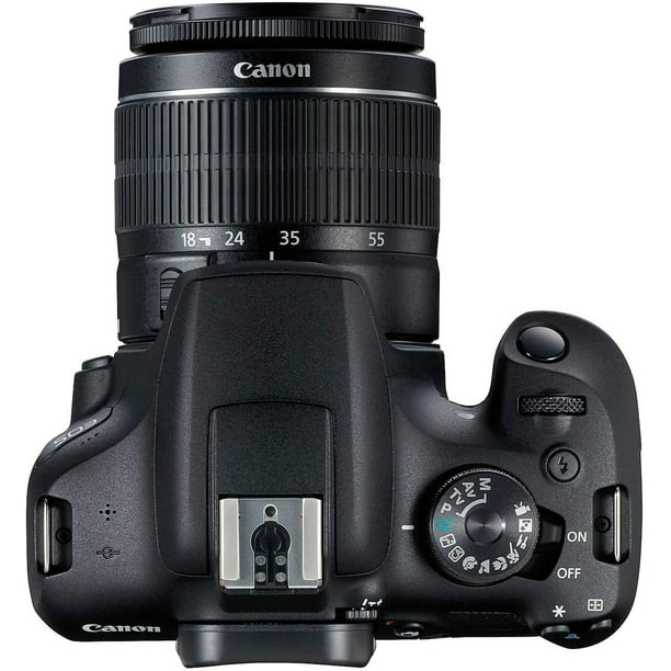 Canon EOS 2000D / Rebel T7 Cámara DSLR + Lente de 18-55 mm, Paquete de inicio de filtros de 58 mm Canon 2727C002AA_EDI_3
