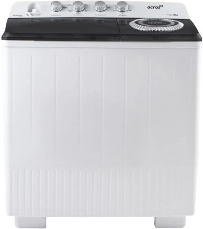 Lavadora Acros de 19kg Dos tinas Semiautomática MaxSpin Dry Blanca modelo ALD-1945JE