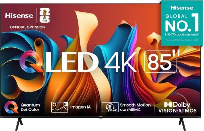 Hisense Television QD6QFM (Modelo 2025) Pantalla 43 Pulgadas,QLED Smart Fire TV UHD 4K,Control Remoto por Voz con Alexa,Escalado AI a 4K,Dolby Vision Atmos, Modo de Juego Plus