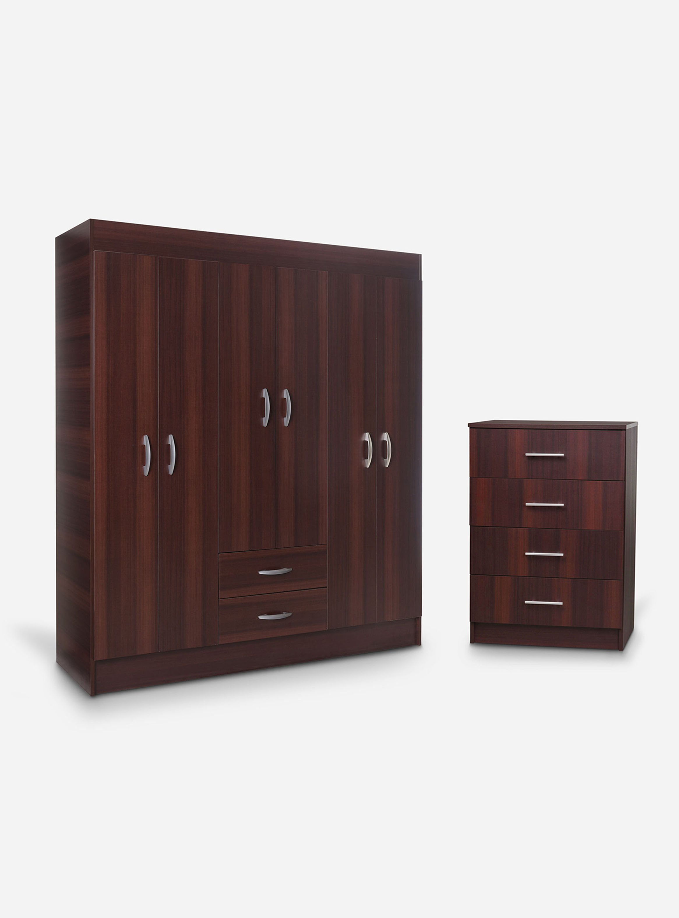 Set Muebles Dormitorio Clóset Trancura + Cómoda Fénix