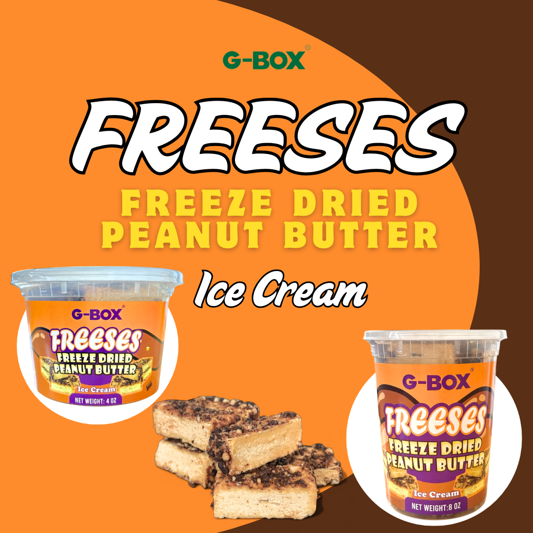 G-BOX FREESES - FREEZE DRIED PEANUT BUTTER ICE CREAM-G-BOX
