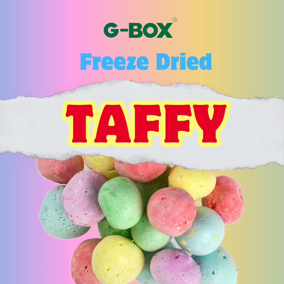 G-BOX FREEZE DRIED COTTON CANDY TAFFY PUFFS-G-BOX