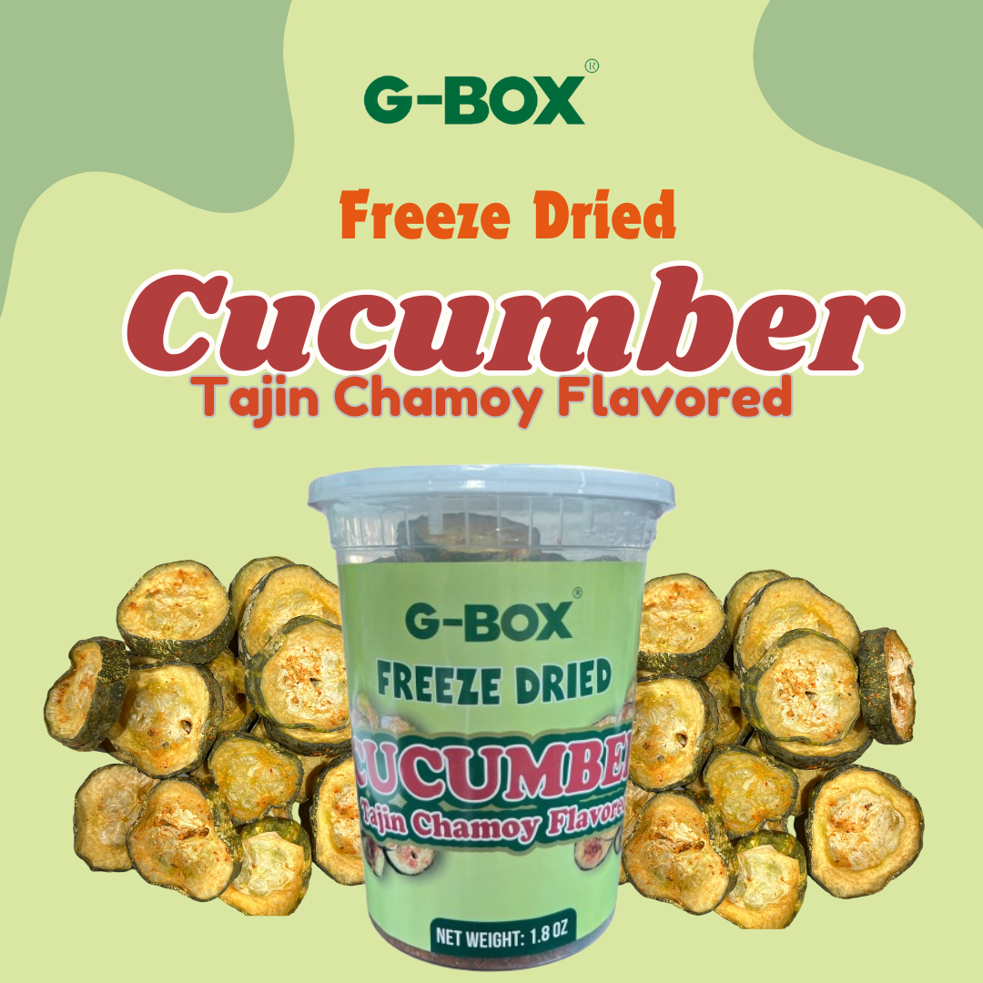 G-BOX FREEZE DRIED CUCUMBERS (CHAMOY FLAVOR)-G-BOX