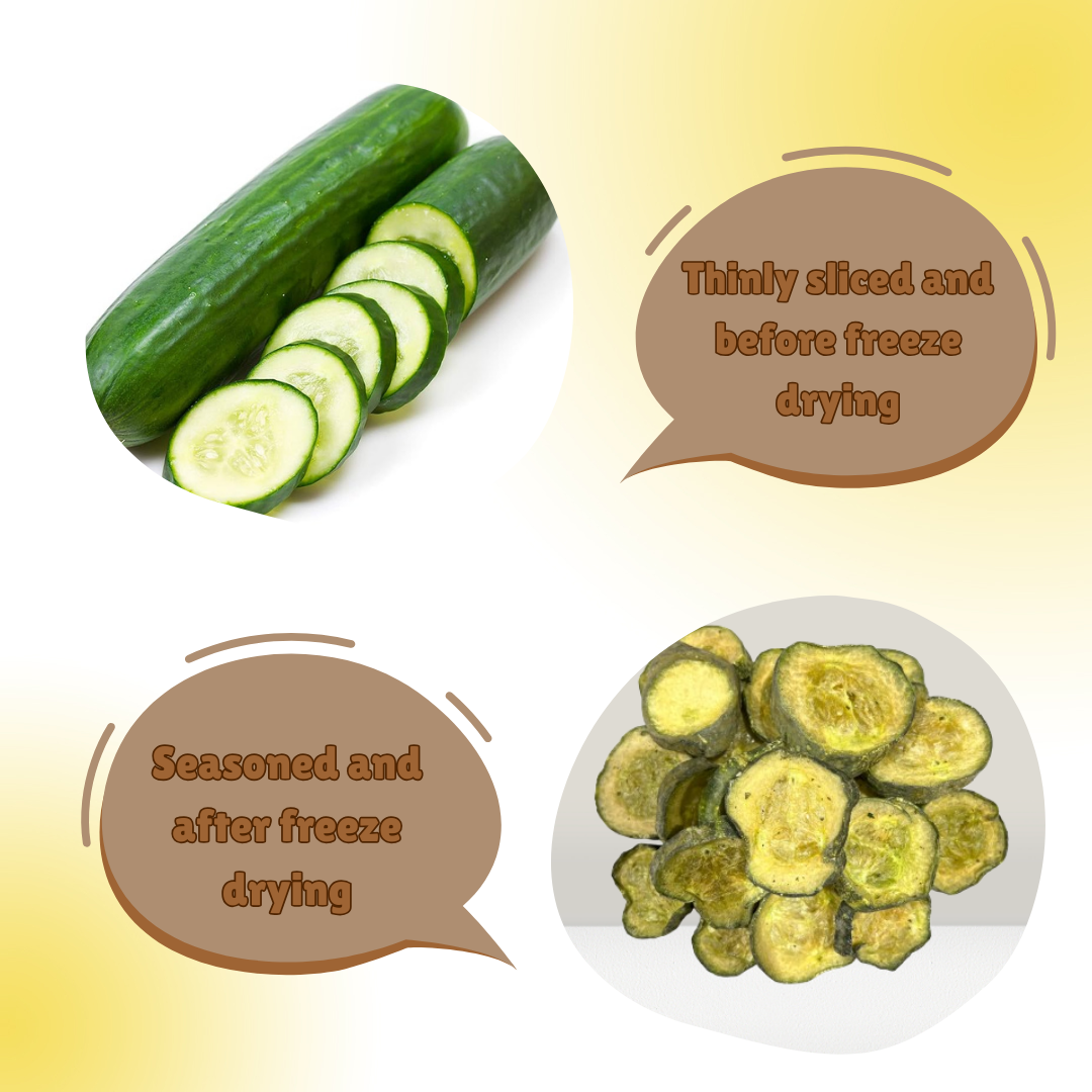 G-BOX FREEZE DRIED CUCUMBERS (RANCH FLAVOR)-G-BOX