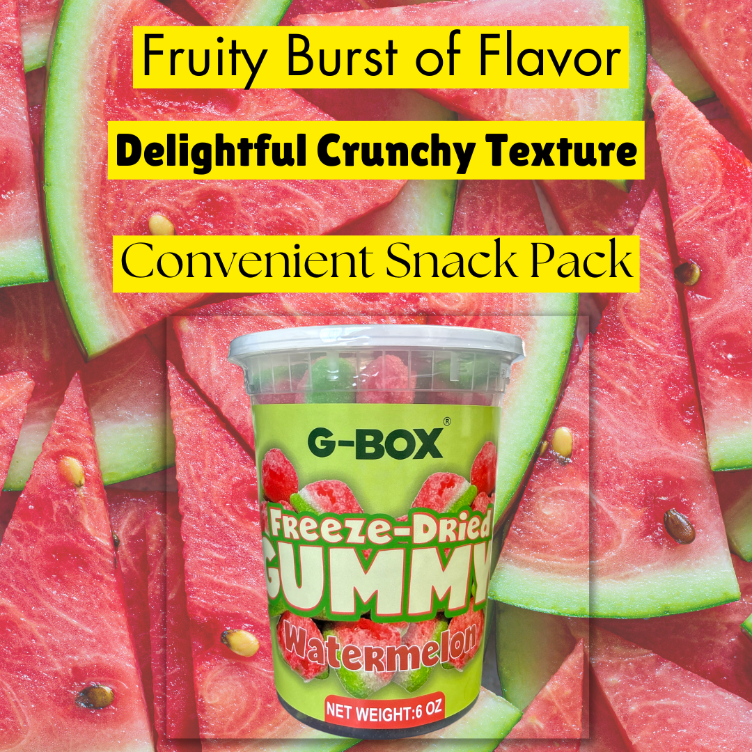 G-BOX FREEZE DRIED WATERMELON GUMMY CANDY-G-BOX
