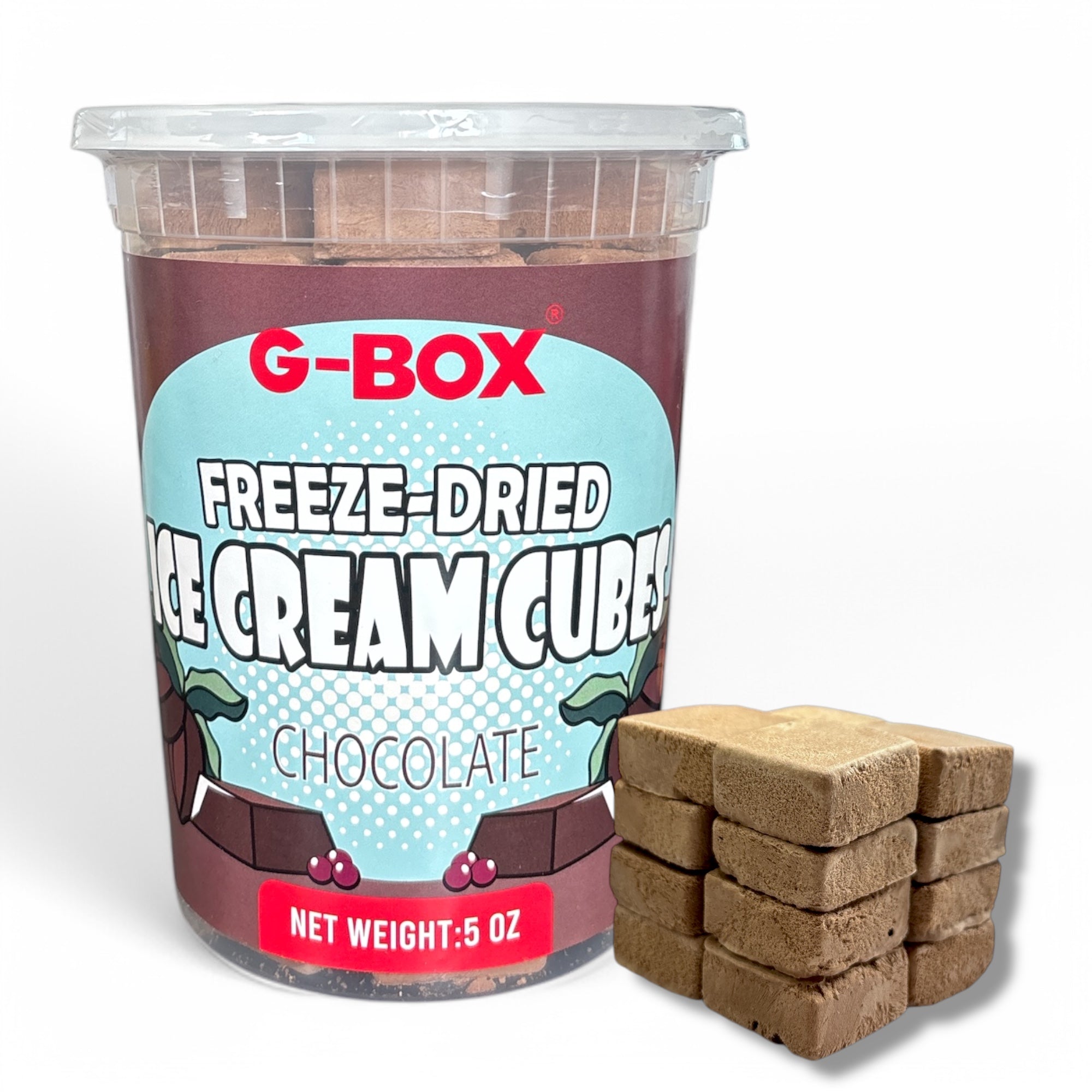 G-BOX FREEZE DRIED ICE CREAM CUBES (CHOCOLATE)-G-BOX