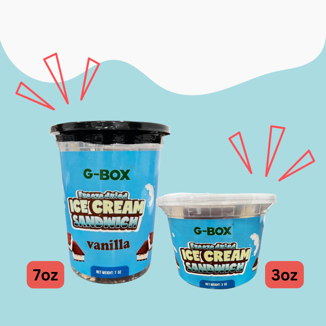 G-Box Freeze Dried Ice Cream Sandwich -  Astronaut Ice Cream Sandwich-G-BOX