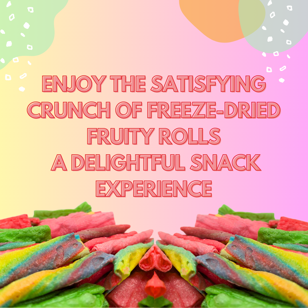 G-BOX FREEZE DRIED FRUITY CRUNCH ROLLS CANDY-G-BOX