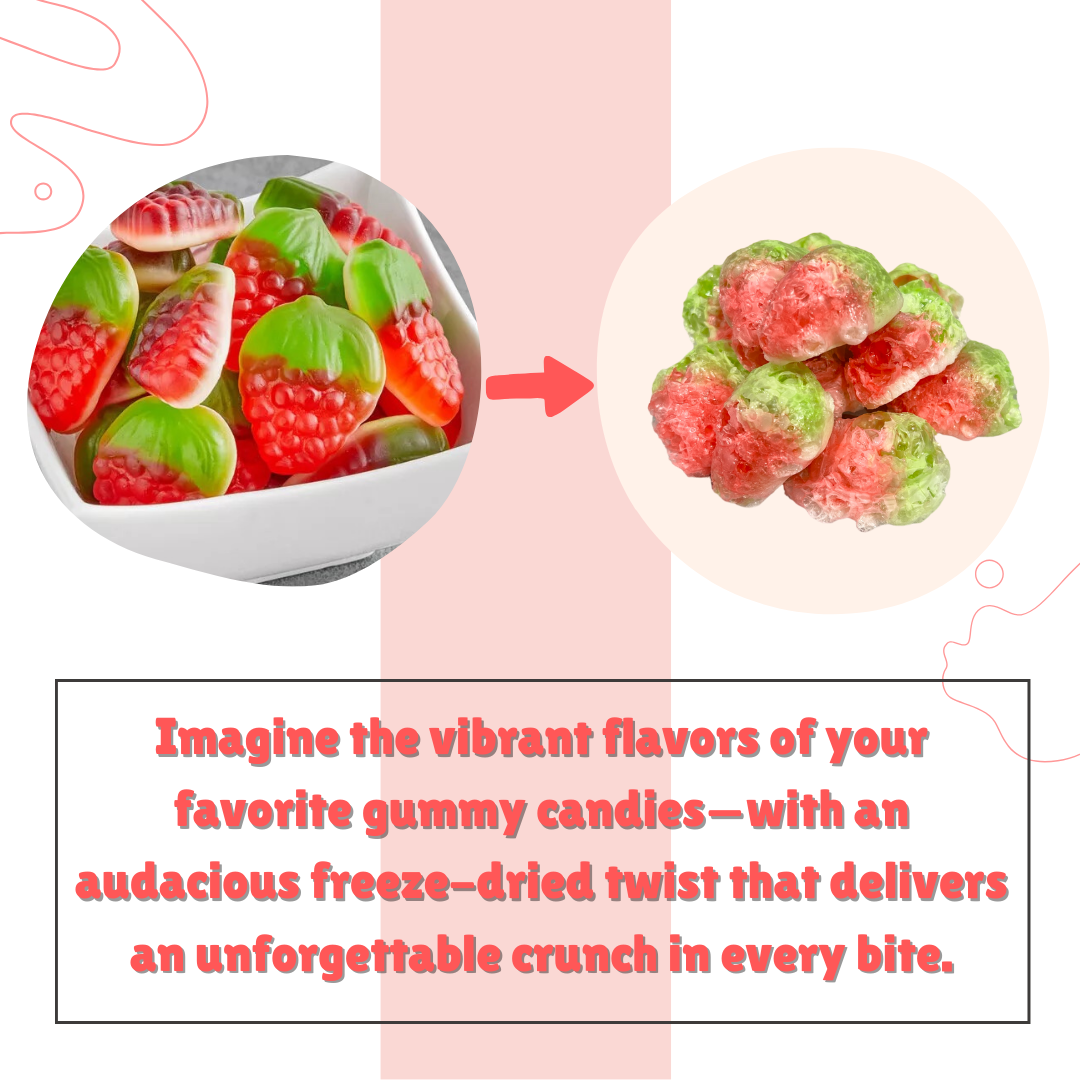 G-BOX FREEZE DRIED STRAWBERRY GUMMIES-G-BOX
