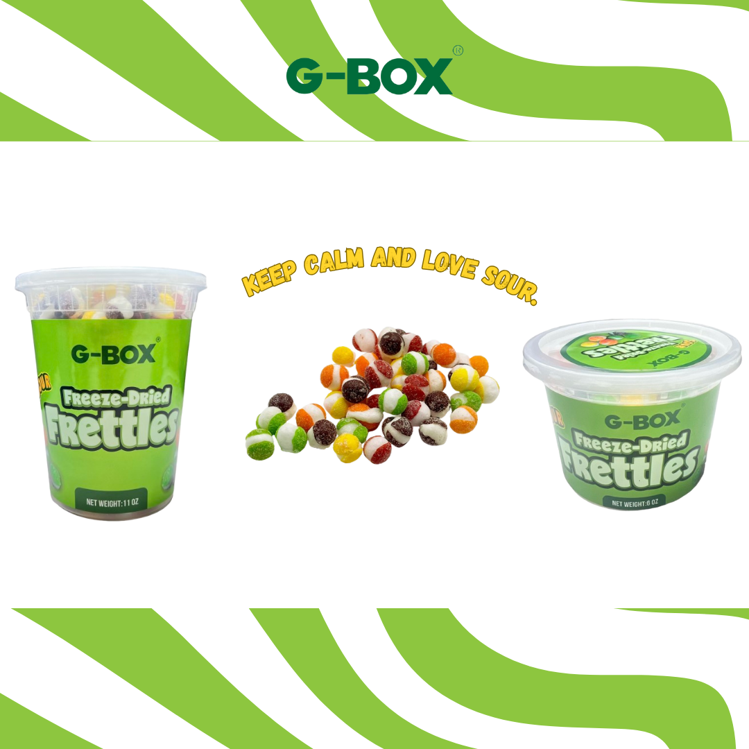 G-Box Freeze Dried Frettles Sour Flavor in Air-tight Sealed Container-G-BOX