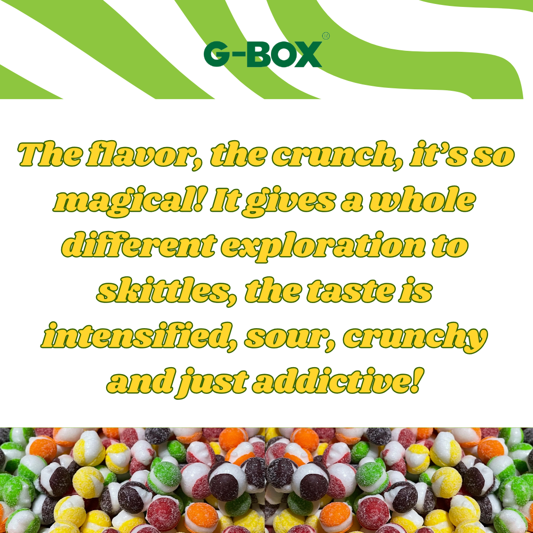 G-Box Freeze Dried Frettles Sour Flavor in Air-tight Sealed Container-G-BOX