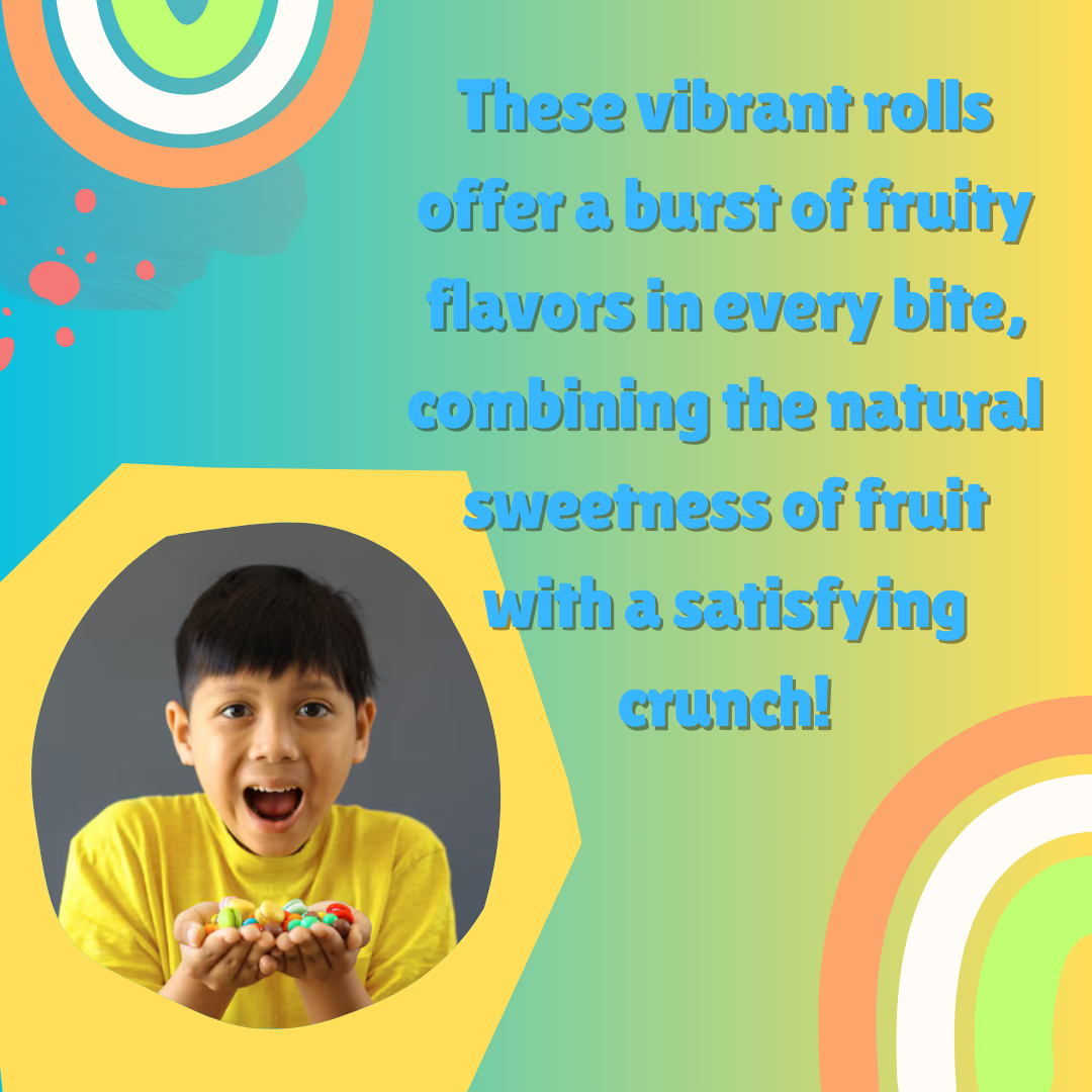 G-BOX FREEZE DRIED FRUITY CRUNCH ROLLS CANDY-G-BOX