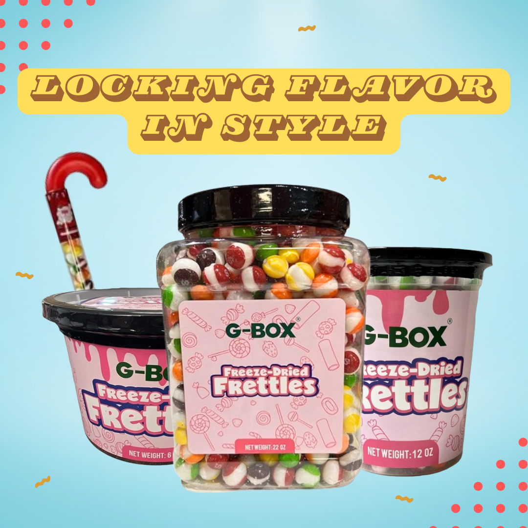 G-Box Freeze Dried Frettles Original Flavor Air-tight Sealed in a Deli Container-G-BOX